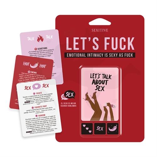 Juego de cartas y dados Let's Fuck